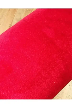 Spedito Oggi Tessuto di Pile Antipilling, Rosso