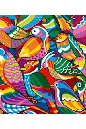 Canovaccio antico - Uccelli colorati - Margot de Paris Professionale