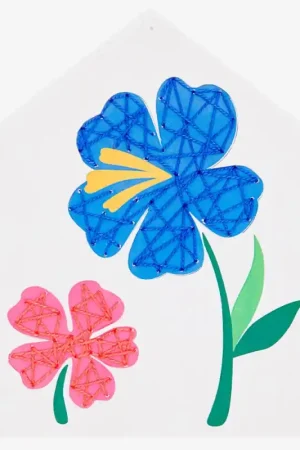 Carta da Ricamo - Fiori Grandi e Piccoli - DMC Super Prezzo