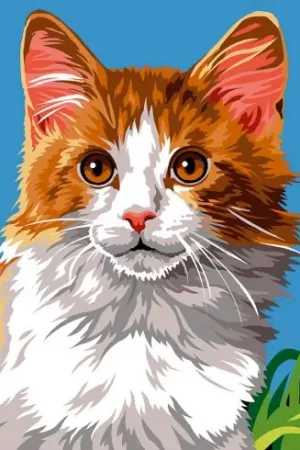 Canovaccio antico - Gatto marmorizzato rosso e bianco - Margot de Paris Spedizione Espresso