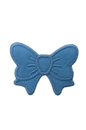 Applicazione Patch Termoadesiva Fiocco Baby Ricamo Coccarda Velluto 45x35 Mm Soddisfatti O Rimborsati