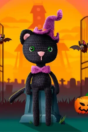 Kit Amigurumi Halloween Gatto Nero - Circulo Direttamente Dal Produttore