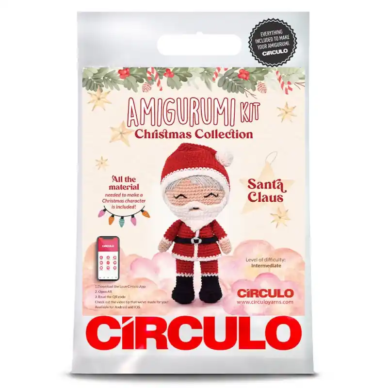 Kit Amigurumi Natale - Babbo Natale - Círculo Esclusivo