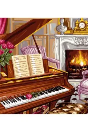 Prezzo Ridotto Canovaccio antico - Scena col pianoforte - Royal Paris