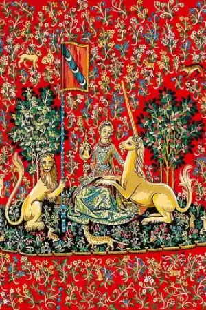 Saldi Canovaccio antico - La vista - Signora con un unicorno - Margot de Paris