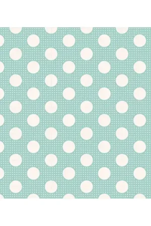 Offerta Tilda Medium Dots Teal, Tessuto Verde Acqua a Pois