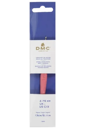 Offerta Lampo Crochet acier avec manche ergonomique DMC - 2.75 mm - Corail x1