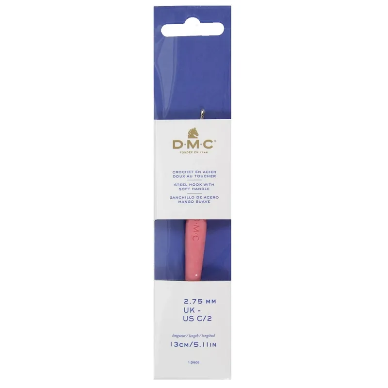 Offerta Lampo Crochet acier avec manche ergonomique DMC - 2.75 mm - Corail x1