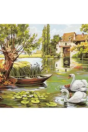 Nuova Collezione Canovaccio antico - Il mulino dei cigni - Royal Paris