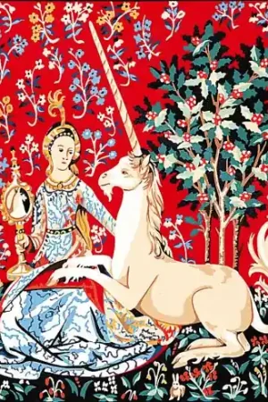 Esclusivo Canovaccio antico - Dama con liocorno la Vista - Margot de Paris