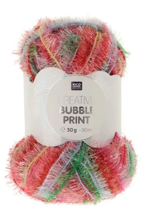 Super Prezzo Creative Bubble - Fil à crocheter pour éponge tawashi Multicolore x50g