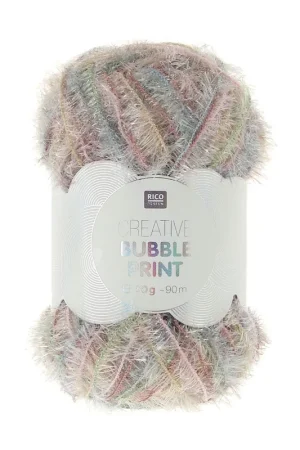 Spedizione Gratuita Creative Bubble - Fil à crocheter pour éponge tawashi Rose Patine x50g