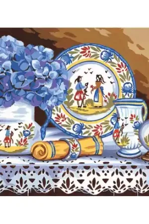 Canovaccio antico - Faenze e ortensie - Margot de Paris Acquista Ora