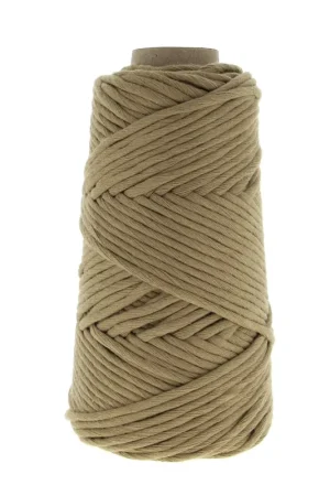 Bobine de cordon en coton pour macramé Cotton Suprême 3XL peigné - Camel x75m Quantità Limitata