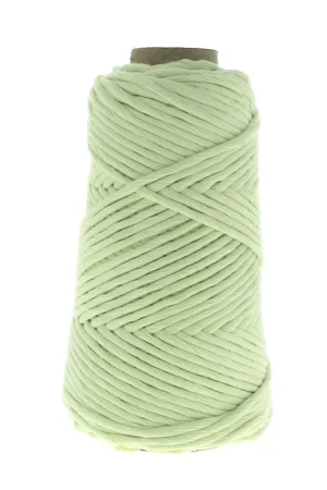 Saldi Bobine de cordon en coton pour macramé Cotton Suprême 3XL peigné - Vert d'eau x75m