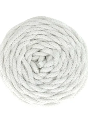 A Buon Prezzo Bobine de cordon en coton pour macramé Cotton Air 5 mm - Blanc x50m