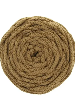 Bobine de cordon en coton pour macramé Cotton Air 5 mm - Sable foncé x50m Promo Stagionale