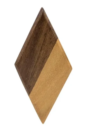 Miglior Prezzo Bottone in Legno a Forma di Rombo in 2 Colori