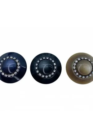 Bottone Bombato Gioiello Strass Conico Mm 27 Super Prezzo