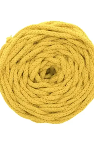 Ordina Subito Bobine de cordon en coton pour macramé Cotton Air 5 mm - Moutarde x50m