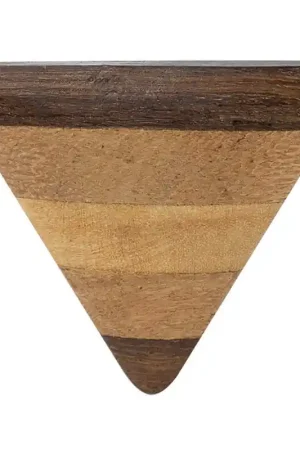 Bottone Triangolare in Legno con Righe Direttamente Dal Produttore