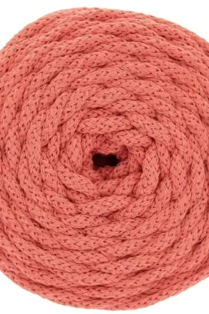 Bobine de cordon en coton pour macramé Cotton Air 5 mm - Orange x50m Ordina Subito