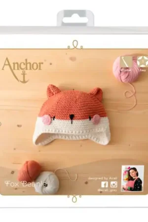 Nuovo Arrivo Kit all'Uncinetto - Cappello Volpe - Anchor