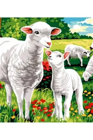 Occasione Imperdibile Canovaccio antico - Pecore al campo - Margot de Paris