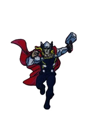 Spedito Oggi Toppa Termoadesiva Supereroe Martello Figura Intera 8x10 cm