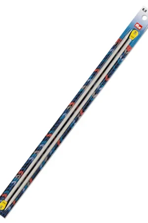 Prezzo Ridotto Aiguilles à tricoter grande longueur en aluminium 6 mm x2