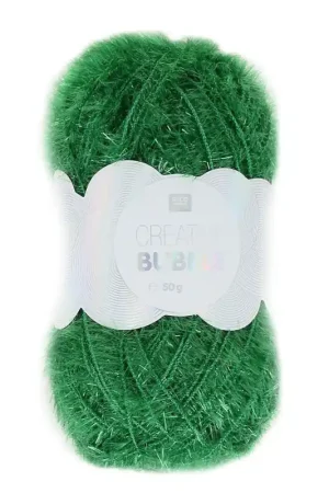 Creative Bubble - Fil à crocheter pour éponge tawashi Vert Sapin x50g Reso Gratuito
