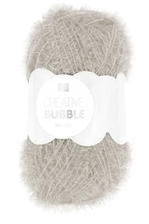 Consegna Rapida Creative Bubble - Fil à crocheter pour éponge tawashi Argent x50g