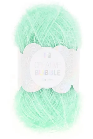 Promozione Esclusiva Creative Bubble - Fil à crocheter pour éponge tawashi Menthe x50g