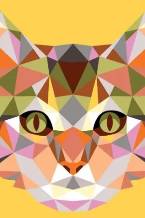 Canovaccio antico - Geometrico gatto - SEG de Paris Quantità Limitata