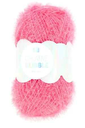 Affare Creative Bubble - Fil à crocheter pour éponge tawashi Rose Fuchsia x50g
