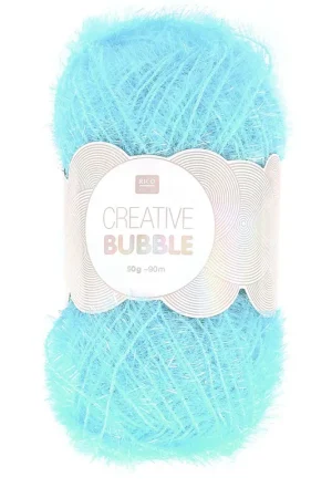 Soddisfatti O Rimborsati Creative Bubble - Fil à crocheter pour éponge tawashi Bleu Clair x50g