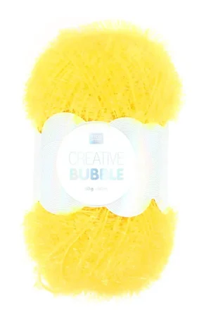 Super Prezzo Creative Bubble - Fil à crocheter pour éponge tawashi Jaune x50g