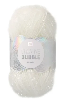 Creative Bubble - Fil à crocheter pour éponge tawashi Blanc x50g Super Prezzo