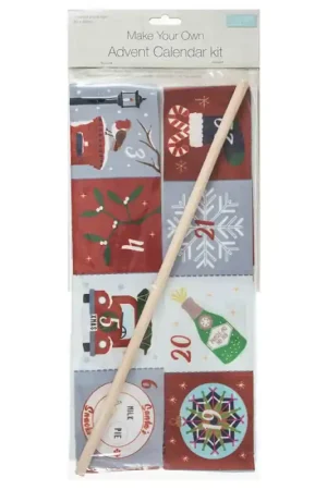 Ultimissimo Modello Kit di Cucito - Calendario dell'Avvento Rosso - Trimits