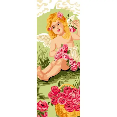 Canovaccio antico - Angelo alle rose - Luc Créations Compra Online