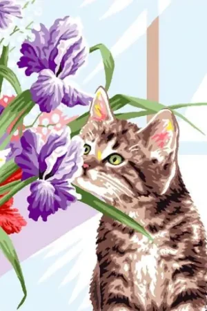 Affare Canovaccio antico - Il gatto - Luc Créations