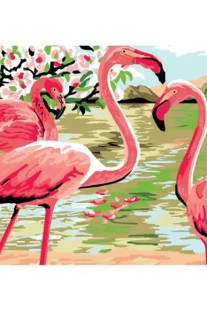 Canovaccio antico - I fenicotteri rosa - Luc Créations Subito Disponibile