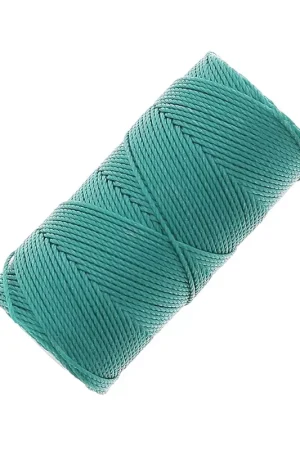 Fil C-LON Fine Weight Bead Cord 0.4 mm - Teal x124m Reso Gratuito