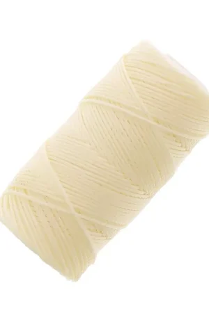 Spedito Oggi Fil C-LON Fine Weight Bead Cord 0.4 mm - Vanilla x45m