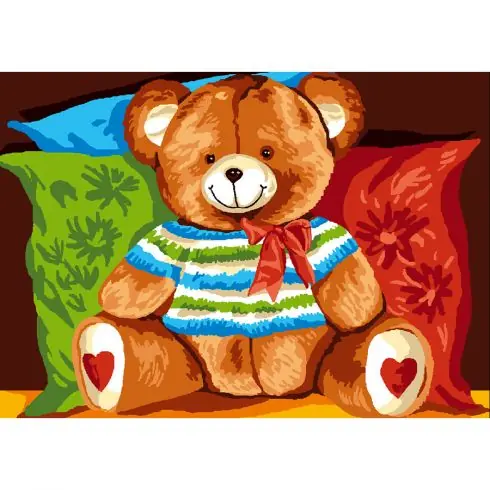 Canovaccio antico - Carino orsacchiotto - Luc Créations Novità