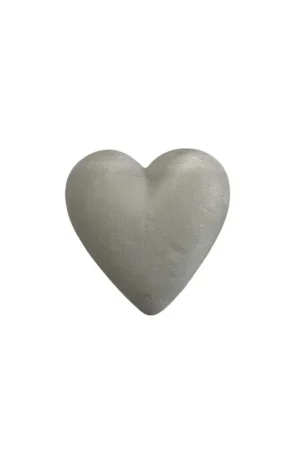 Occasione Polistirolo Bianco da Decorare Forma Cuore 9 Cm