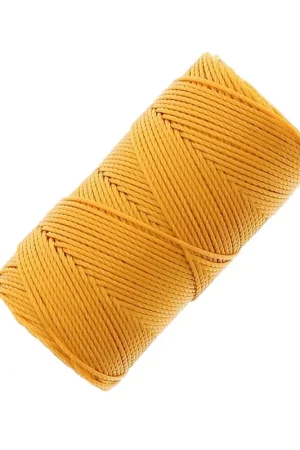 Fil C-LON Fine Weight Bead Cord 0.4 mm - Marigold x45m Nuova Collezione