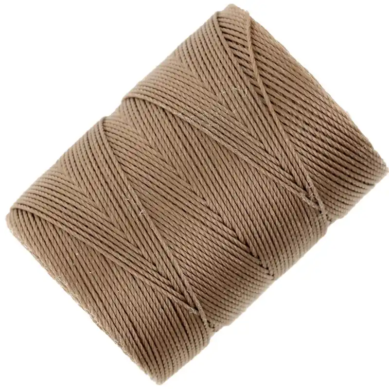 Fil C-LON Fine Weight Bead Cord 0.4 mm - Sable x124m Economico