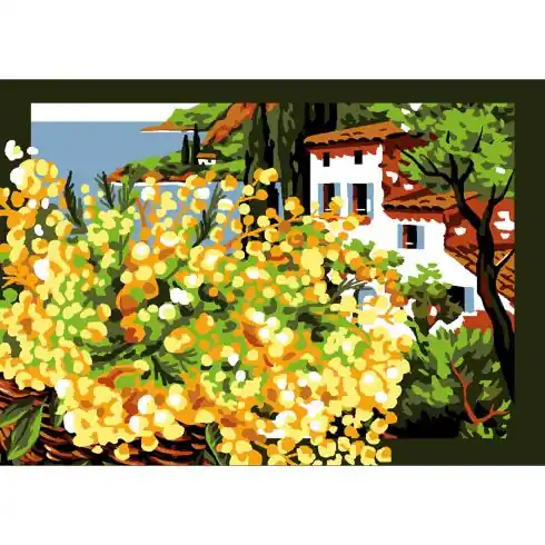 Spedizione Espresso Canovaccio antico - Il mimosa - Luc Créations