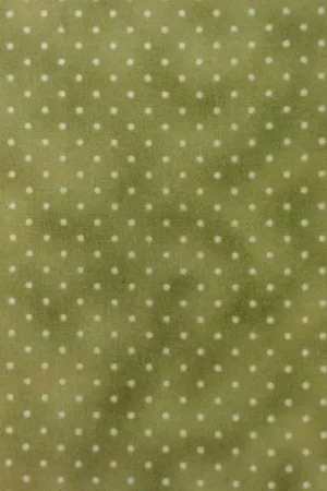 Maywood Studio, Tessuto Verde Pera a Pois Di Tendenza